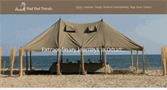 Desktop Screenshot of hudhudtravels.com