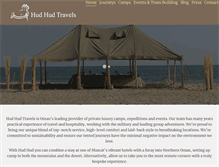 Tablet Screenshot of hudhudtravels.com